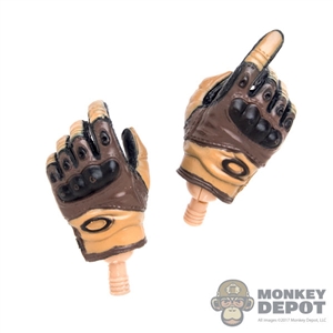 Hands: Mini Times Molded Tactical Gloved w/Wrist Pegs