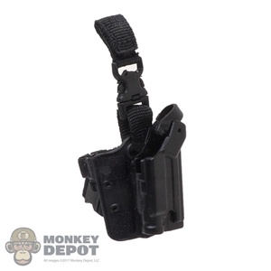 Holster: Mini Times Black Drop-Leg Pistol Holster