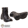 Boots: Mini Times Mens Molded Black Tactical Boots