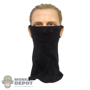 Mask: Modeling Toys Mens Black Half Cut Balaclava