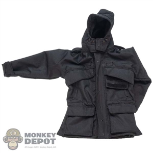 Coat: Modeling Toys Female Black Enforcer Security Tactical Jacket