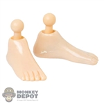 Feet: Modeling Toys Female Feet w/Pegs (Pale)
