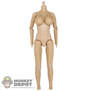 Figure: Flirty Girl Large Bust Body w/Wrist Pegs (No head, hands or feet)