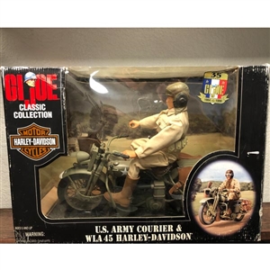 Displayed Vehicle: Hasbro GI Joe US Army Courier + WLA 45 Harley Davidson (81477)