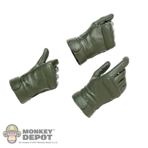 Hands: Mr. Toys Female Molded Green Hand Set