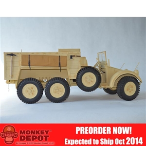 Boxed Vehicle: MV Toys 1/6 Full Metal 6x4 Truck Krupp Protze KFZ.70 (Tan)