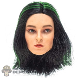 Head: MX Toys Black Hair Polaris w/Green Highlights