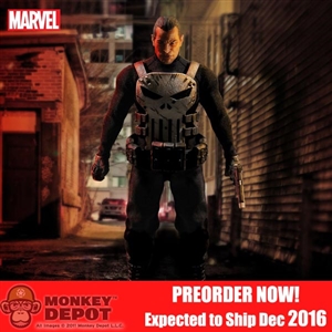 PREORDER Figure: Mezco 1/12 Collective Marvel Punisher