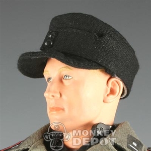 Hat Newline Miniatures German WWII M43 SS Black No Insignia