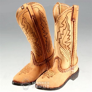 Boots: Newline Miniatures Cowboy Light Brown