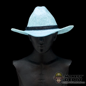 Hat: Newline Miniatures Western Tom Horn Hat - Silver/Grey