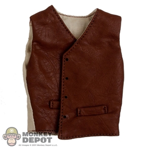 Vest: Newline Miniatures Brown Leather Vest
