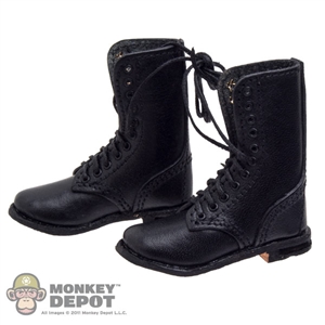 Boots: Newline Miniatures Fallschirmjager Front Lacing Black