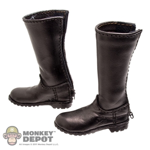 Boots: Newline Miniatures Black Biker Boots