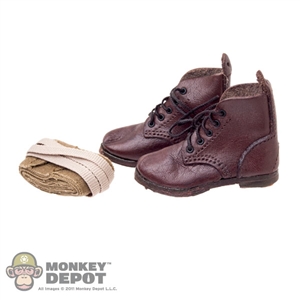 Boots: Newline Miniatures Brown Boots w/Puttees