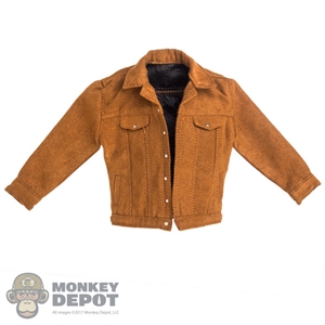 Coat: OneToys Brown Suede Jacket