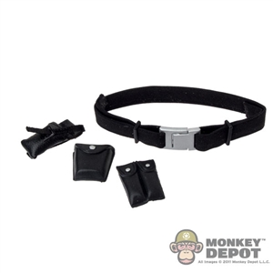 Belt: TBLeague Female Black Belt w/Pouches