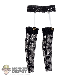 Stockings: TBLeague Black Lace Stockings w/Garters