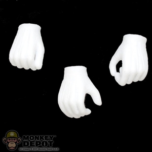 Hands: TBLeague Female White Gloved Gripping Set