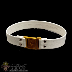 Belt: TBLeague Female White Leather Belt