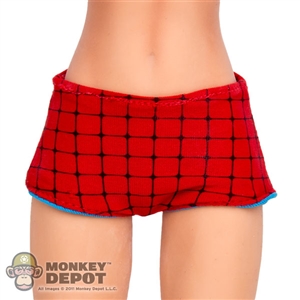 Short: TBLeague Red Pattern Shorts