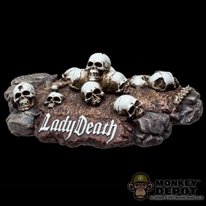 Display: TBLeague Lady Death Skull Base