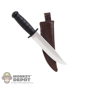 Knife: TBLeague Blade w/Brown Sheath