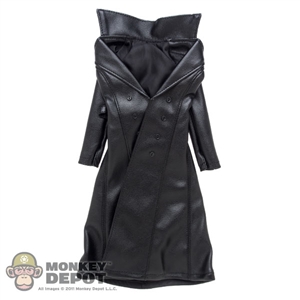 Coat: TBLeague Black Female Leatherlike Jacket