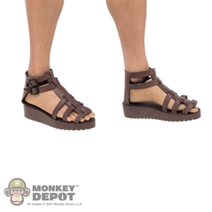 Shoes: TBLeague Male Brown Sandals