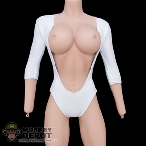 Suit: TBLeague White Body Suit