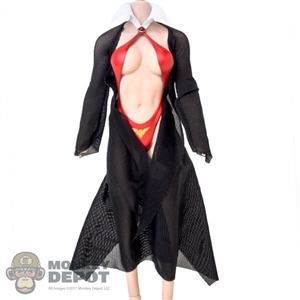 Suit: TBLeague Black Sheer Robe