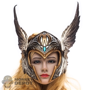 Helmet: TBLeague Female Silver Valkyrie