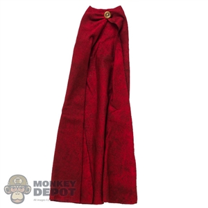 Cape: TBLeague Female Red Hoodless Cloak