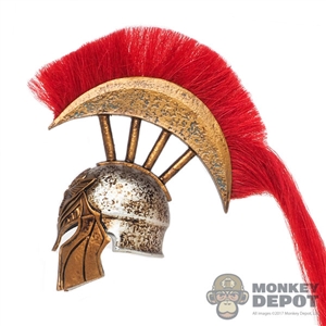 Helmet: TBLeague Female Spartan Helmet w/Red Plume