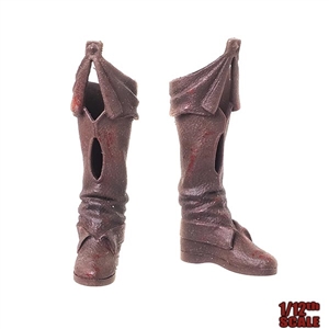 Boots: TBLeague 1/12th Female Molded Boots (Bloody)