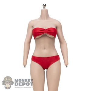 Suit: TBLeague Female Red Bathing Suit