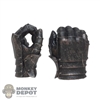 Hands: TBLeague Female Molded Dark Bronze Tone Armored Holding Grip