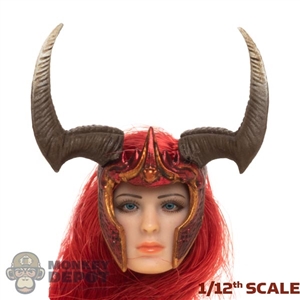 Helmet: TBLeague 1/12th Female Mask w/Horns