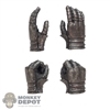 Hands: TBLeague Female Molded Dark Armored Hand Set