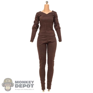 Outfit: TBLeague Female Brown Long Sleeve Shirt + Pants