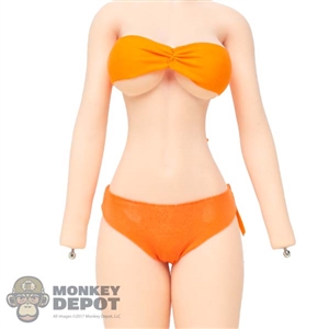 Suit: TBLeague Female Orange Bathing Suit