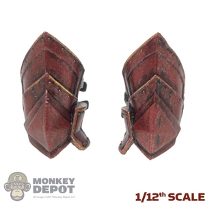 Armor: TBLeague 1/12th Molded Female Crimson Knee Pads