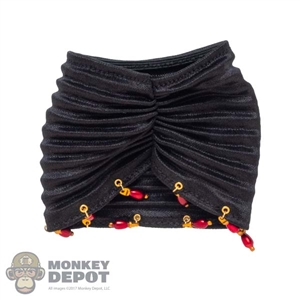 Skirt: TBLeague Female Black Skirt w/Beads