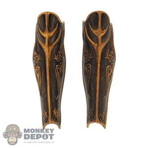 Armor: TBLeague Female Dark Bronzed Leg Guards