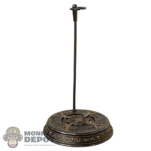 Stand: TBLeague Dark Bronzed Circular Figure Base w/Rod