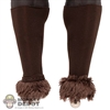 Sleeves: TBLeague Mens Brown Leg Sleeves w/Fur