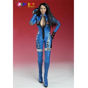 Boxed Figure: Play Toy Racing Girl In Blue (PT-P009B)