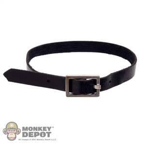 Belt: Play Toy Black Blet w/Silver Buckle