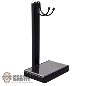 Stand: Play Toy Black Figure Stand