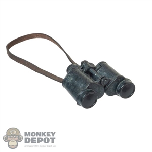 Binoculars: Premier Toys Black Binoculars w/Strap (Weathered)